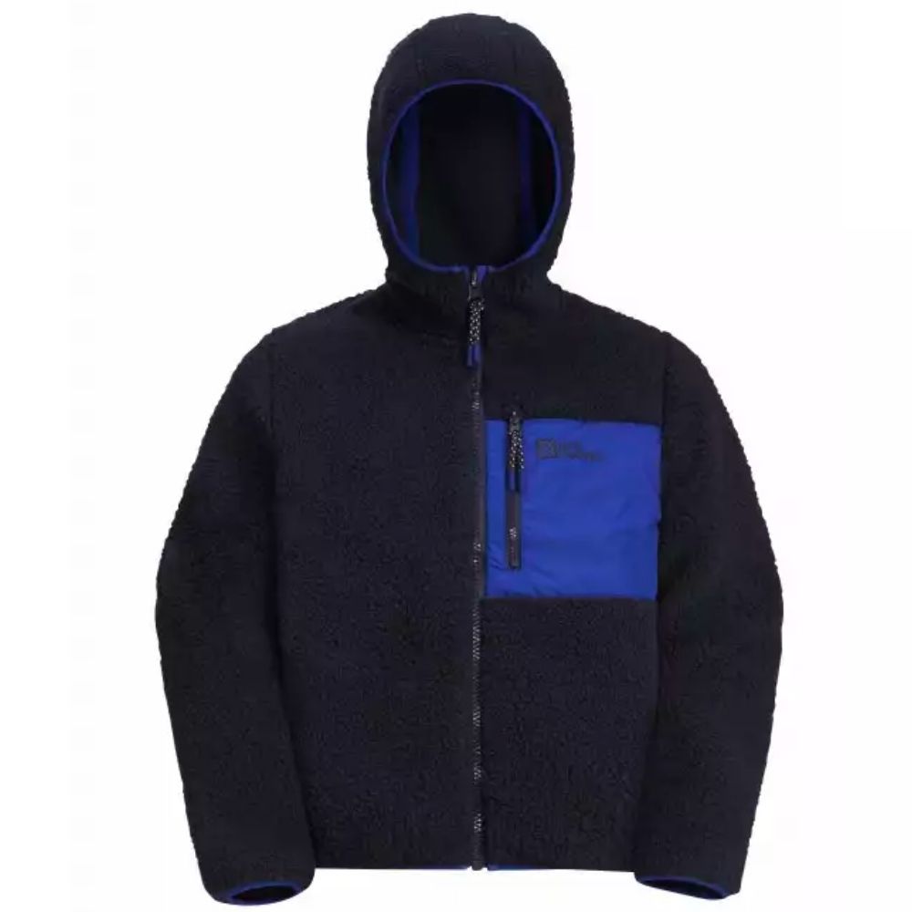 Дитячий фліс Jack Wolfskin ICE CURL HOOD JACKET K 1609232_1010