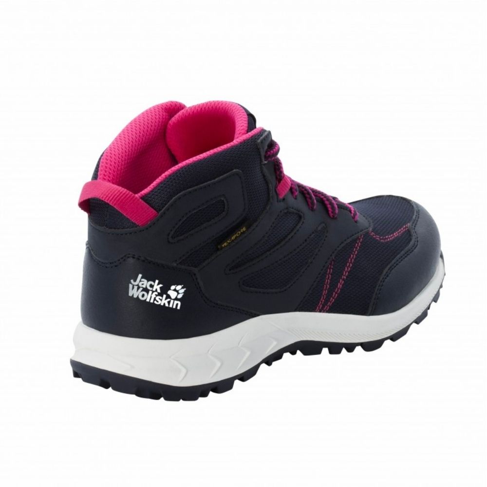Дитячі черевики Jack Wolfskin WOODLAND TEXAPORE MID K 4042152_8333