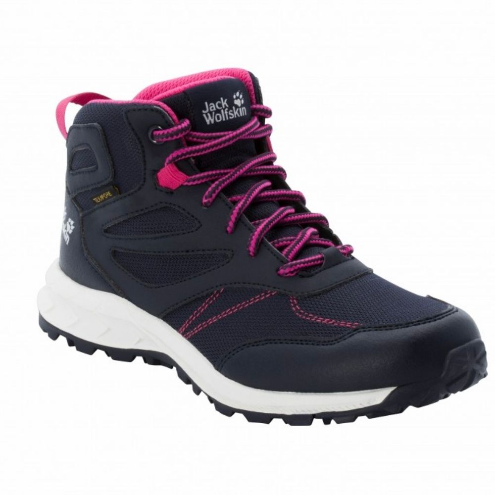 Дитячі черевики Jack Wolfskin WOODLAND TEXAPORE MID K 4042152_8333