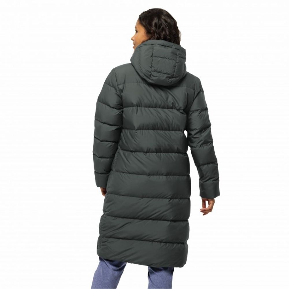 Жіноче пухове напівпальто Jack Wolfskin FROZEN PALACE COAT W 1204133_4136