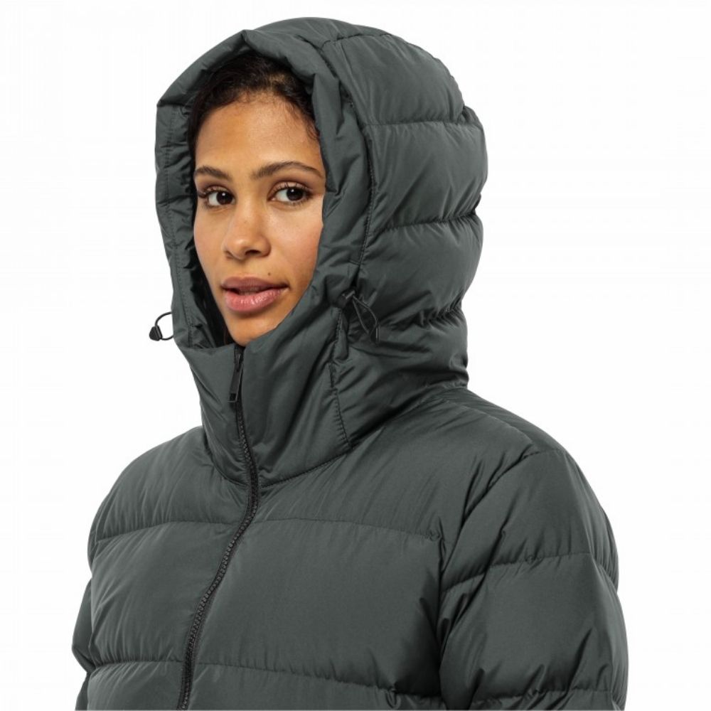 Жіноче пухове напівпальто Jack Wolfskin FROZEN PALACE COAT W 1204133_4136