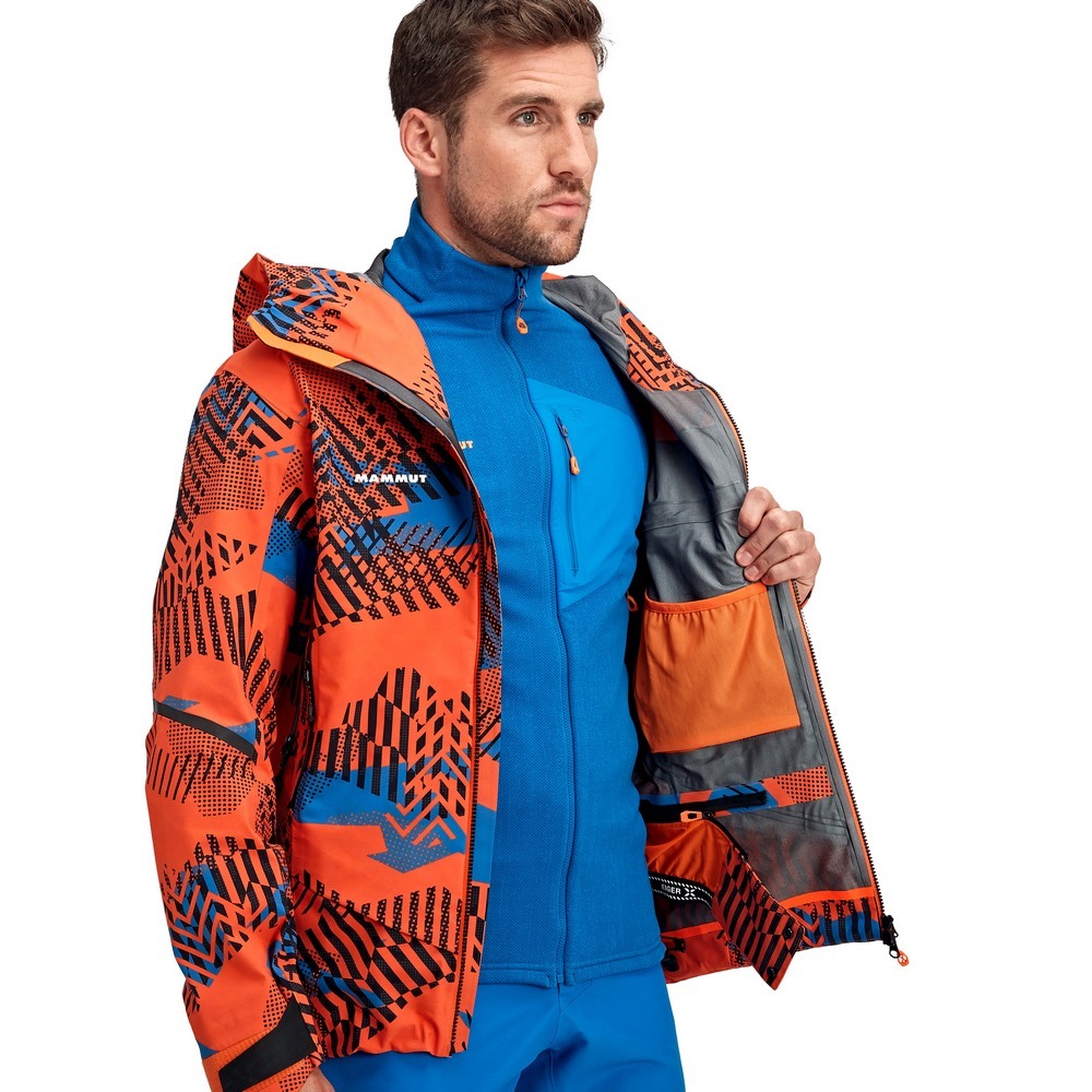 Чоловіча куртка для туризму Mammut Nordwand Visiflage HS Hooded Jacket Men 1010-28090-ARUM