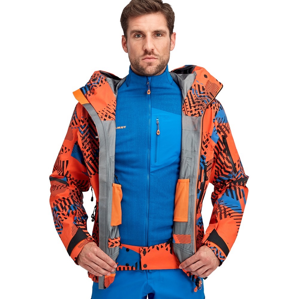 Чоловіча куртка для туризму Mammut Nordwand Visiflage HS Hooded Jacket Men 1010-28090-ARUM