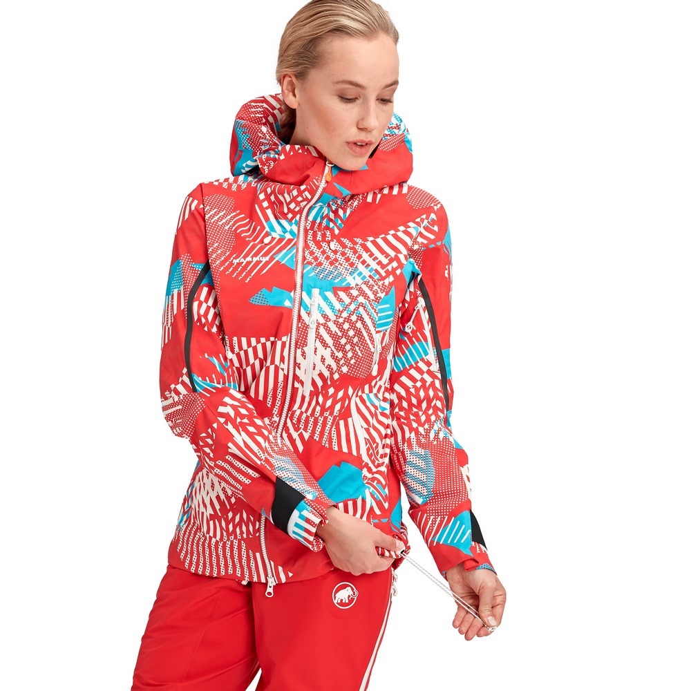 Жіноча куртка для туризму Mammut Nordwand Visiflage HS Hooded Jacket Women 1010-28100-AZAL