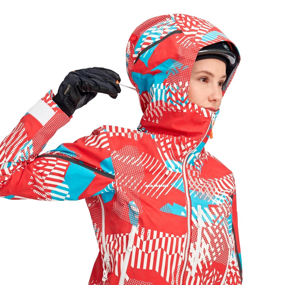 Жіноча куртка для туризму Mammut Nordwand Visiflage HS Hooded Jacket Women 1010-28100-AZAL