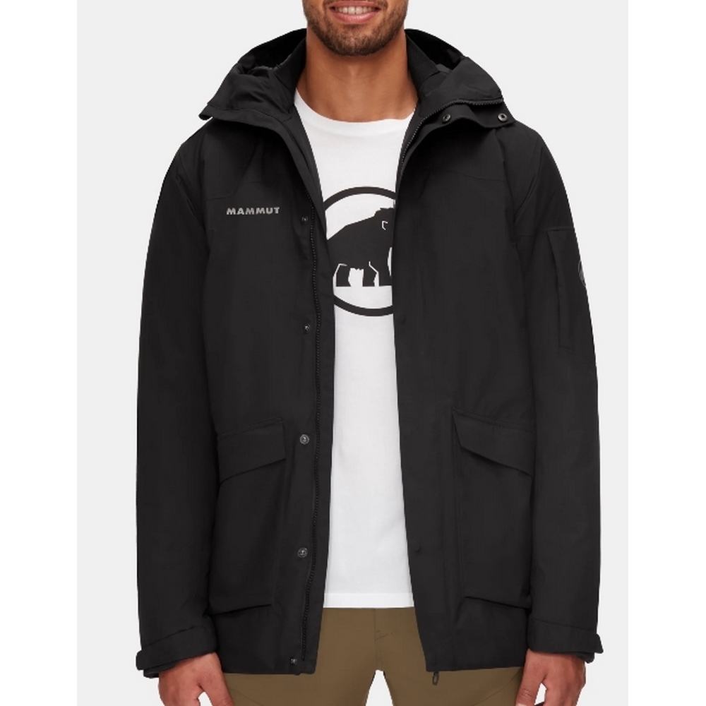 Чоловіча куртка для туризму Mammut Chamuera HS Thermo Hooded Parka Men 1010-29030-BLAC