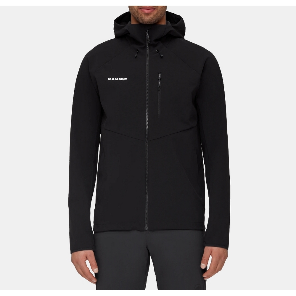 Чоловіча куртка для туризму Mammut Ultimate Comfort SO Hooded Jacket 1011-01910-BLAC