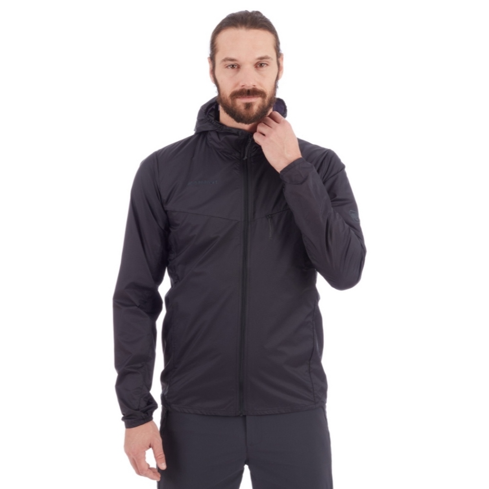 Чоловіча куртка для туризму Mammut Convey WB Hooded Jacket Men 1012-00110-BLAC
