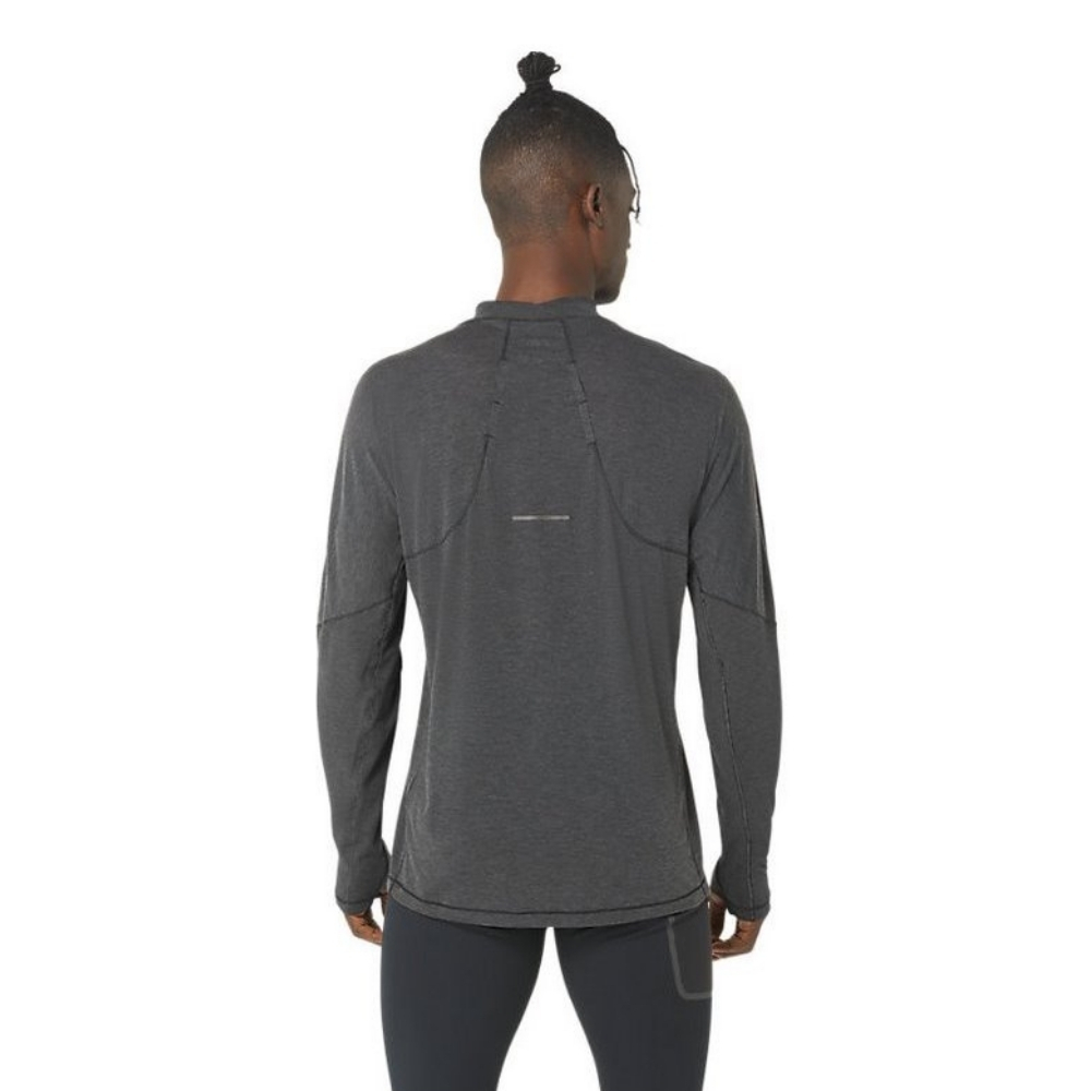 Чоловіча куртка для бігу Asics METARUN MOCK NECK LS TOP 2011C873-BLACK