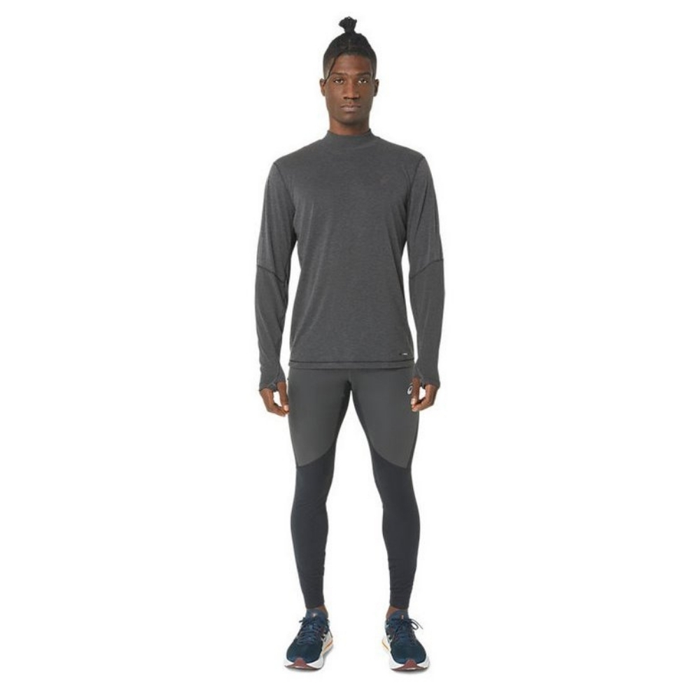 Чоловіча куртка для бігу Asics METARUN MOCK NECK LS TOP 2011C873-BLACK