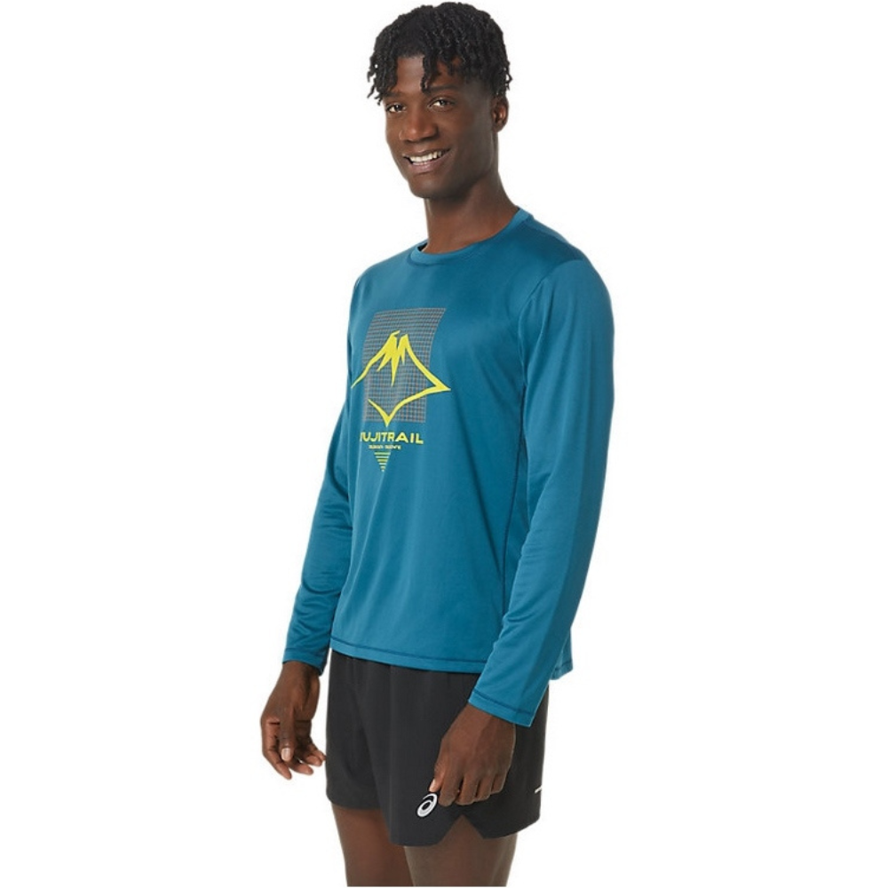 Чоловічий лонгслів Asics FUJITRAIL LOGO LS TOP 2011C720-407