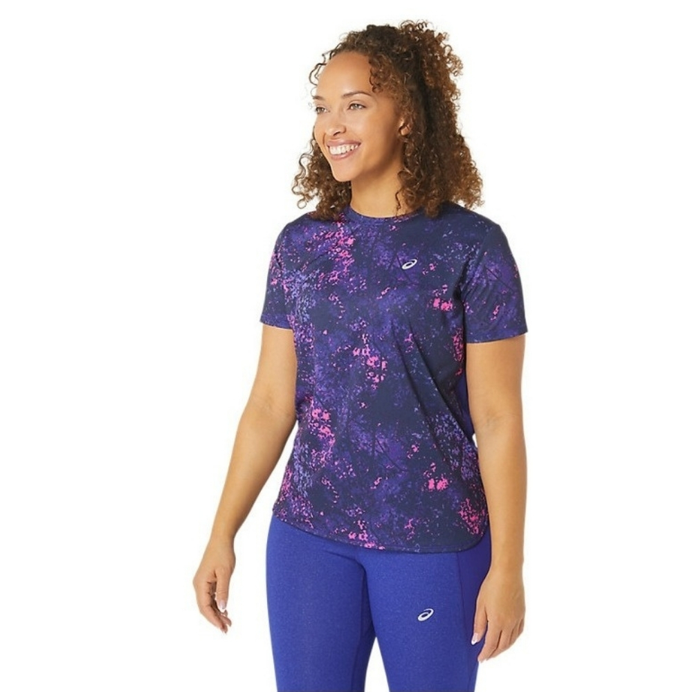 Жіноча спортивна футболка Asics ALL OVER PRINT SS TOP 2012C853-400