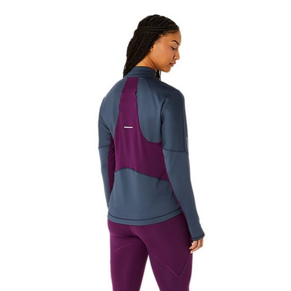 Жіночий лонгслів Asics WINTER RUN 1/2 ZIP MID LAYER 2012C860-MAVU