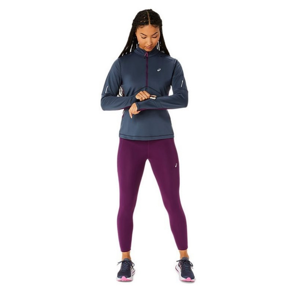 Жіночий лонгслів Asics WINTER RUN 1/2 ZIP MID LAYER 2012C860-MAVU