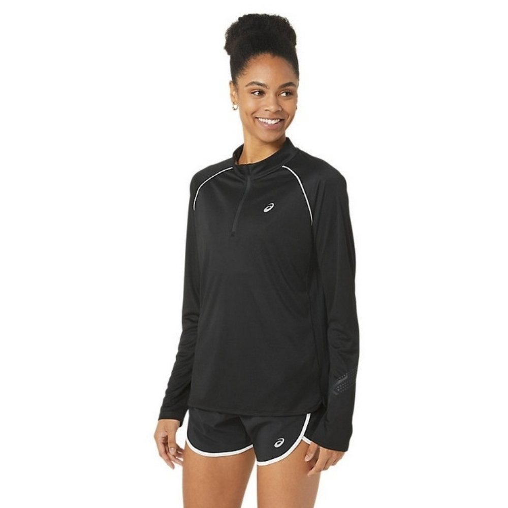 Жіночий лонгслів Asics ICON 1/2 ZIP LS TOP 2012C867-001
