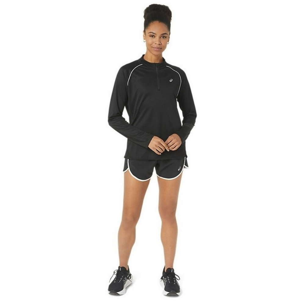 Жіночий лонгслів Asics ICON 1/2 ZIP LS TOP 2012C867-001