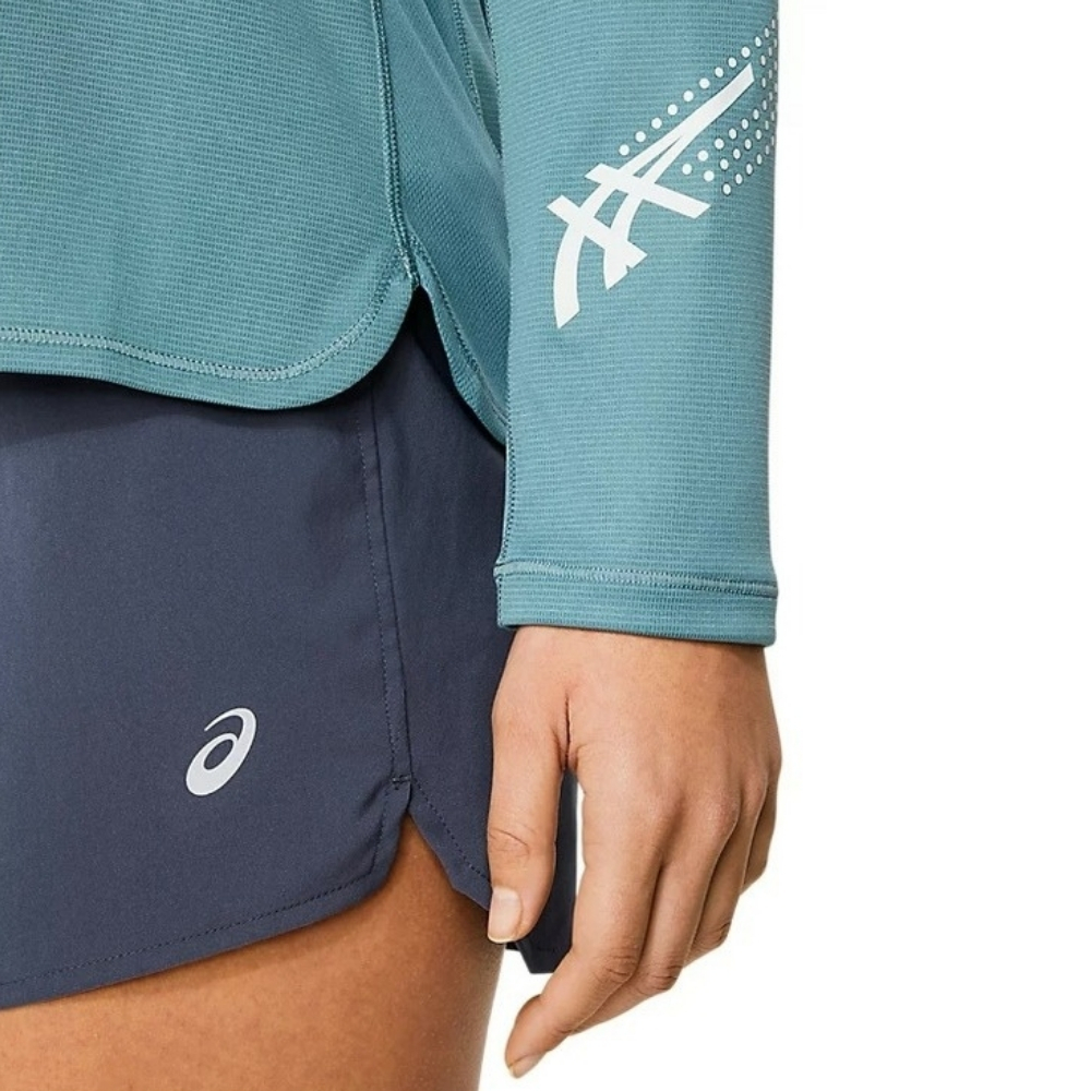 Жіночий лонгслів Asics ICON 1/2 ZIP LS TOP 2012C867-400