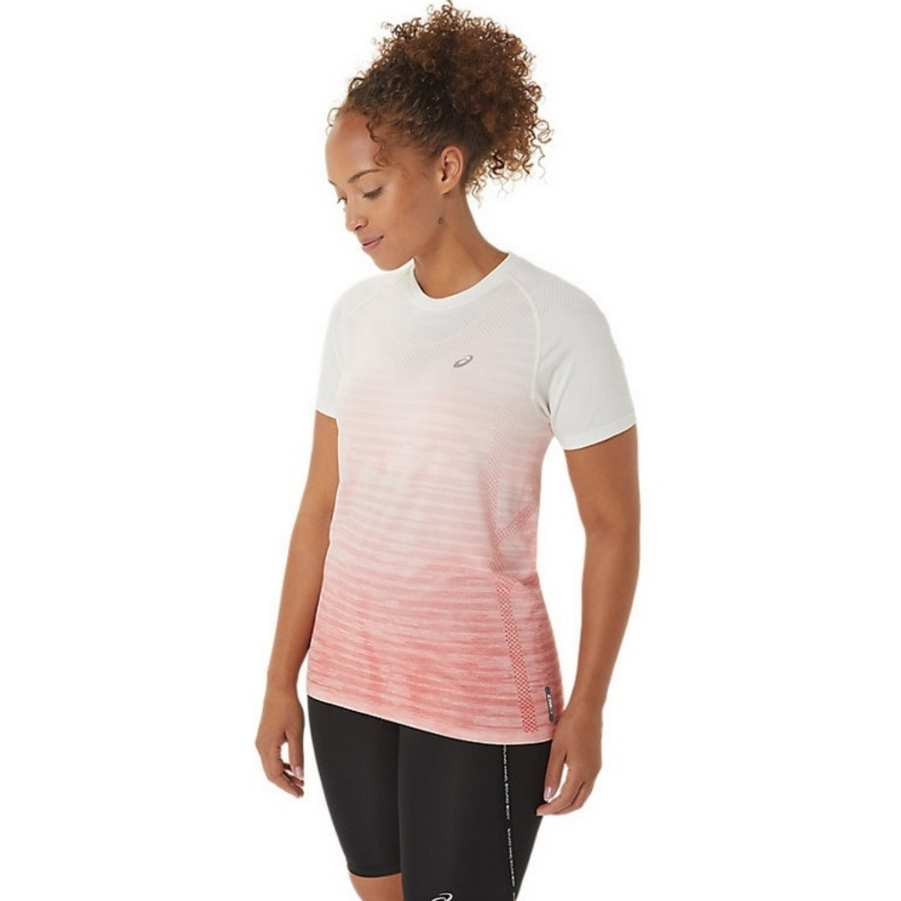Жіноча спортивна футболка Asics SEAMLESS SS TOP 2012C385-100