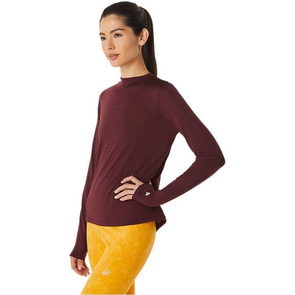 Жіночий лонгслів Asics RUNKOYO MOCK NECK LS TOP 2012C389-500