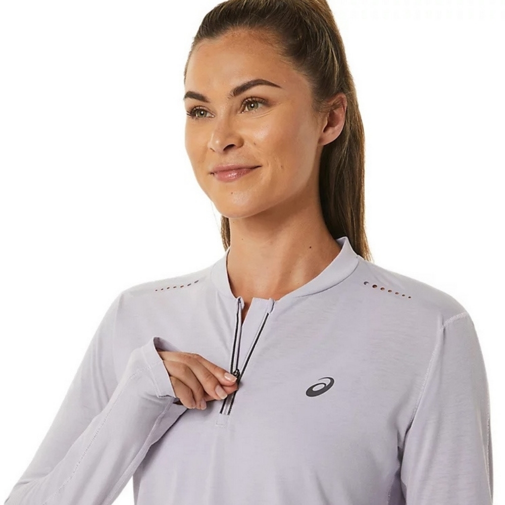 Жіночий лонгслів Asics METARUN 1/2 ZIP LS TOP 2012C738-501