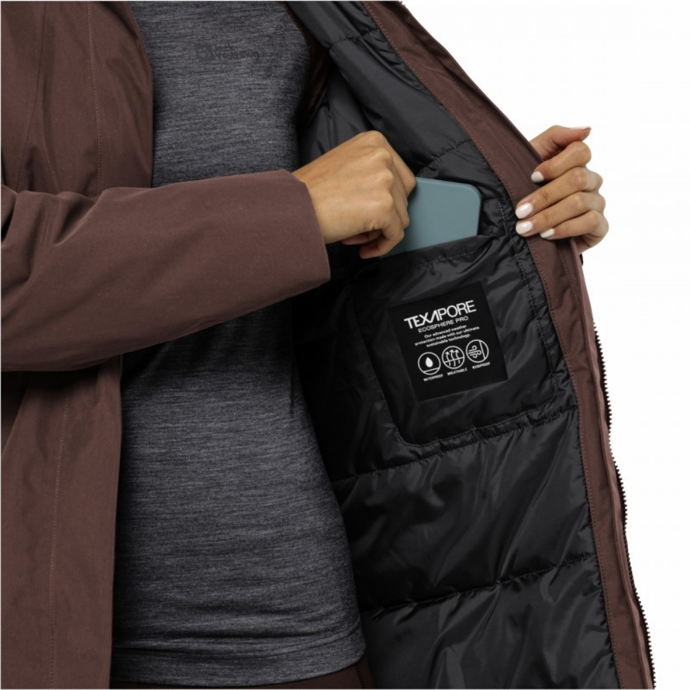 Жіноче напівпальто Jack Wolfskin SALIER COAT 1116141_5165