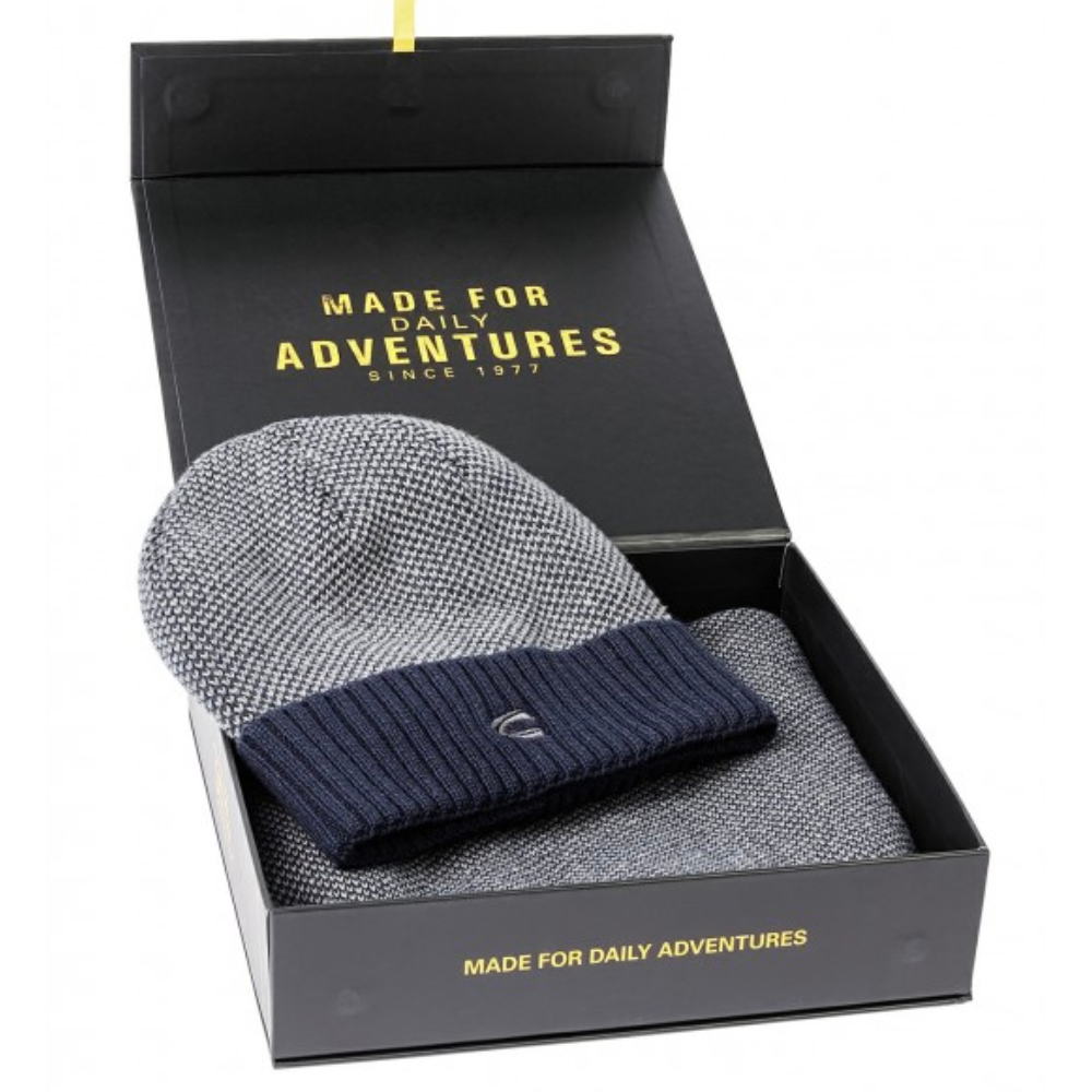 Чоловічий комплект (шапка+шарф) Camel Active Gift Box 404020-2A02-47