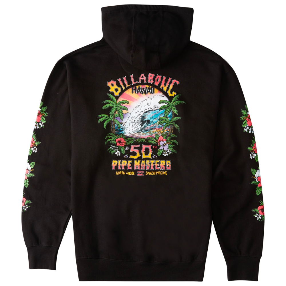Чоловіче худі Billabong PIPE TUBE ART PO V1HO02-BLAC