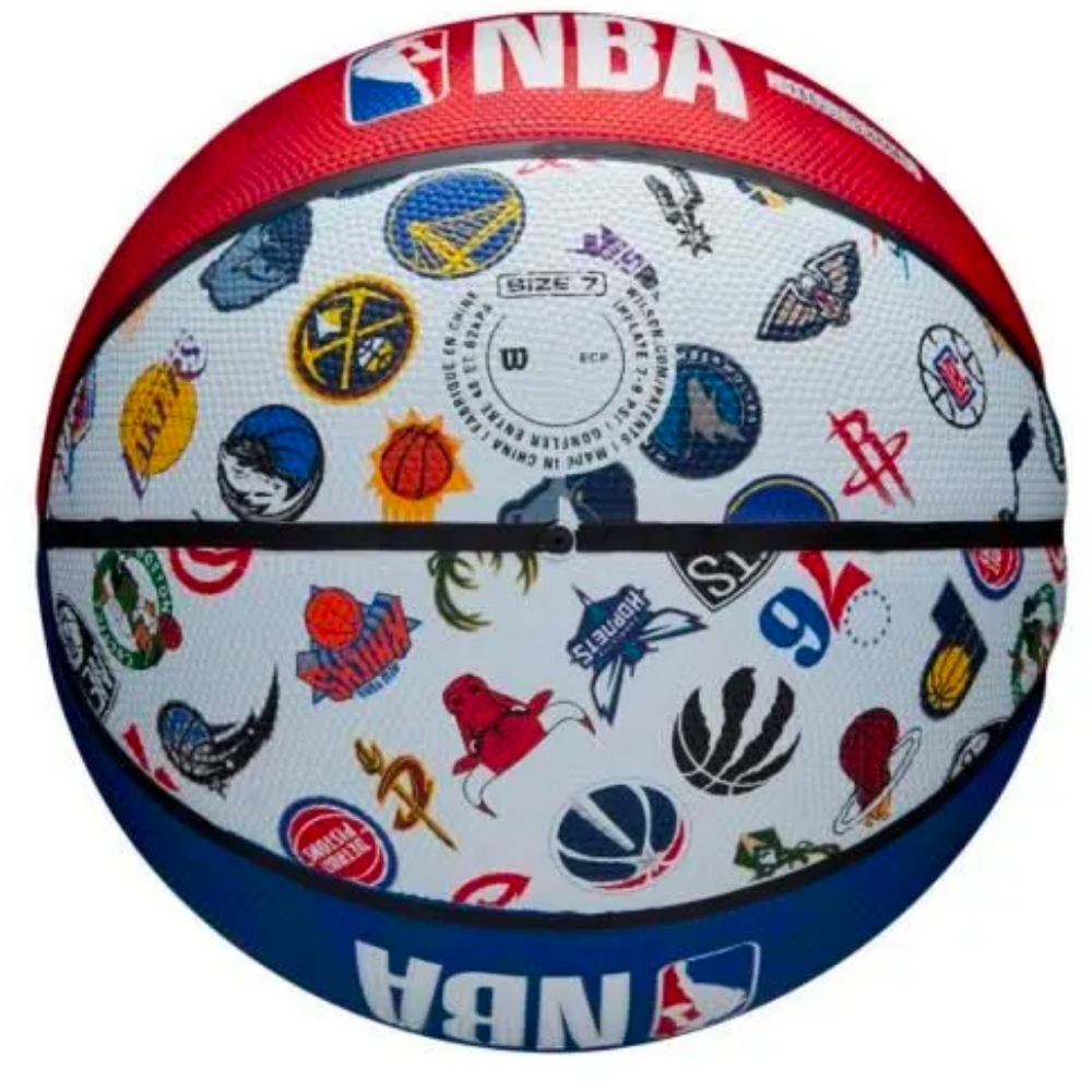 М'яч баскетбольний Wilson NBA ALL TEAM BSKT RWB WTB1301XBNBA