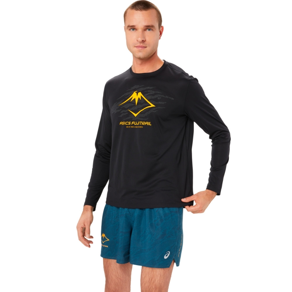 Чоловічий спортивний реглан Asics FUJITRAIL LOGO LS TOP 2011C987-001