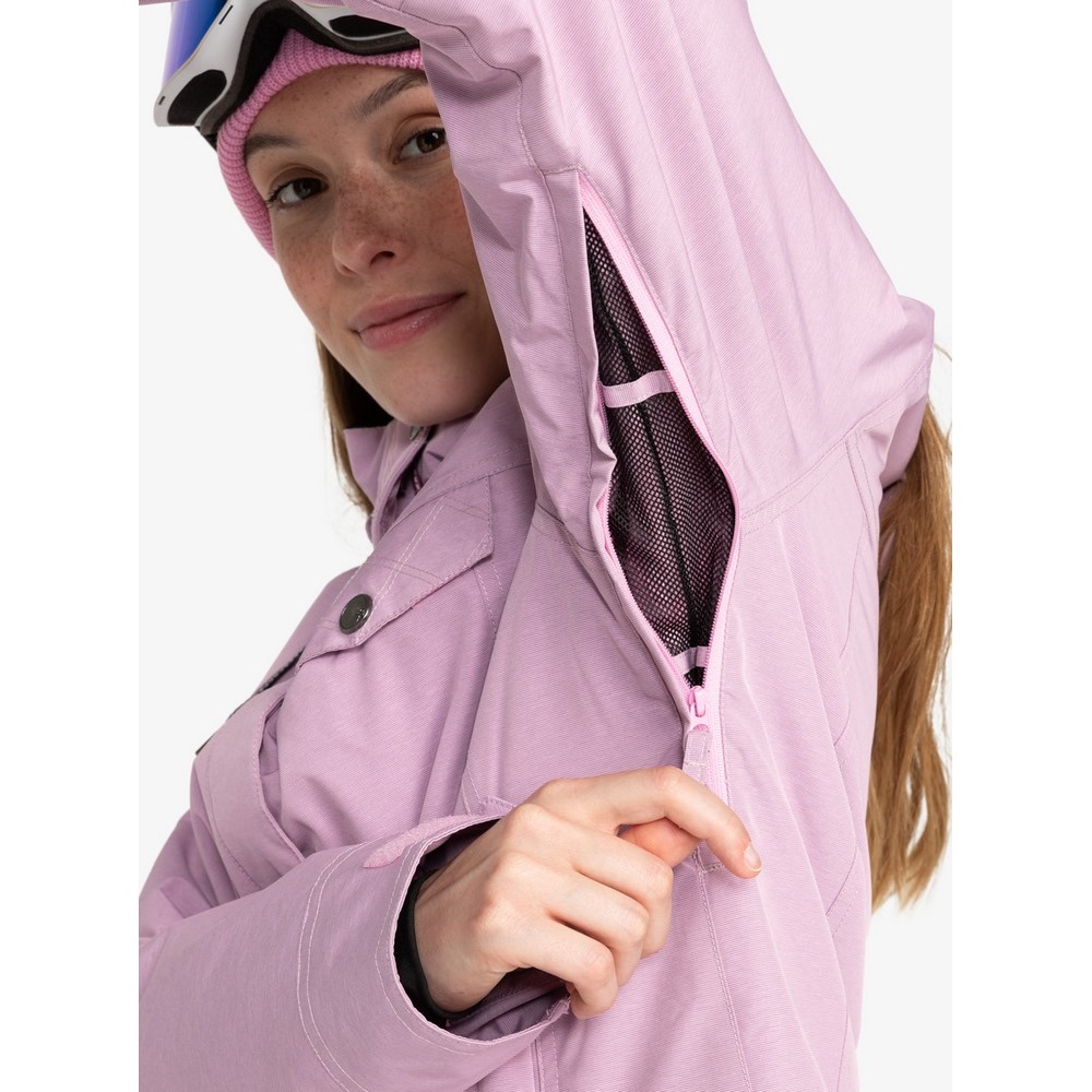 Жіноча куртка для сноуборда ROXY BILLIE JK ERJTJ03432-PINK