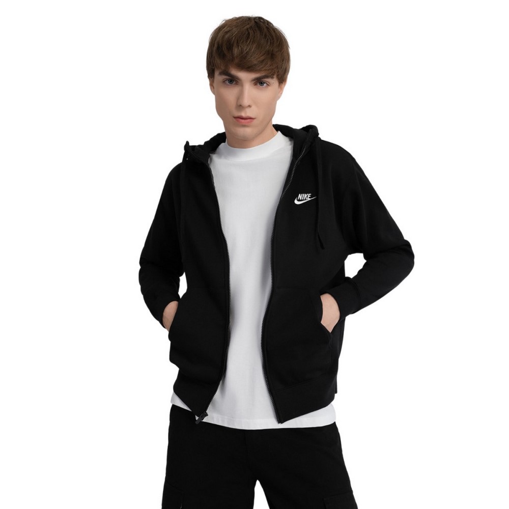 Чоловіча толстовка Nike NSW CLUB HOODIE FZ BB BV2645-010