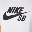 Чоловіча футболка Nike Sb Logo Skate T-Shirt White CV7539-100