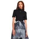 Жіноча футболка Nike W NSW ESSNTL RIB MOCK SS TOP DV7958-010