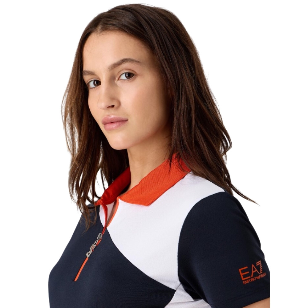 Жіноча спортивна футболка-поло ARMANI POLO SHIRT 3DTF06-TJLDZ