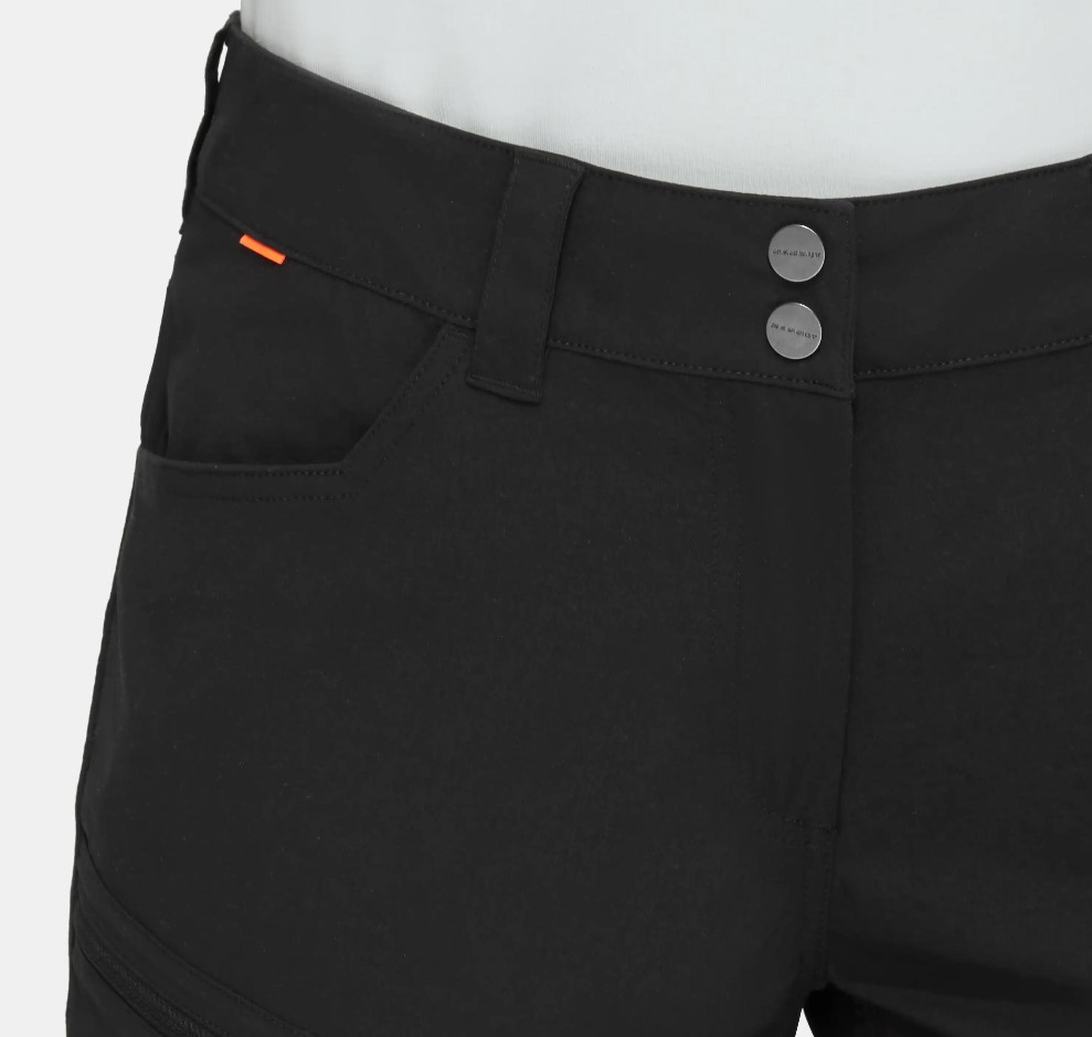 Жіночі штани для туризму Mammut Zinal Hybrid Pants Women 1022-01980-BLACK