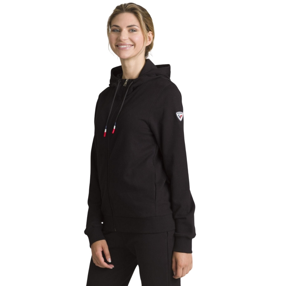 Жіноча спортивна кофта ROSSIGNOL W LOGO SWEAT FZ HOOD FL RLKWS08-200