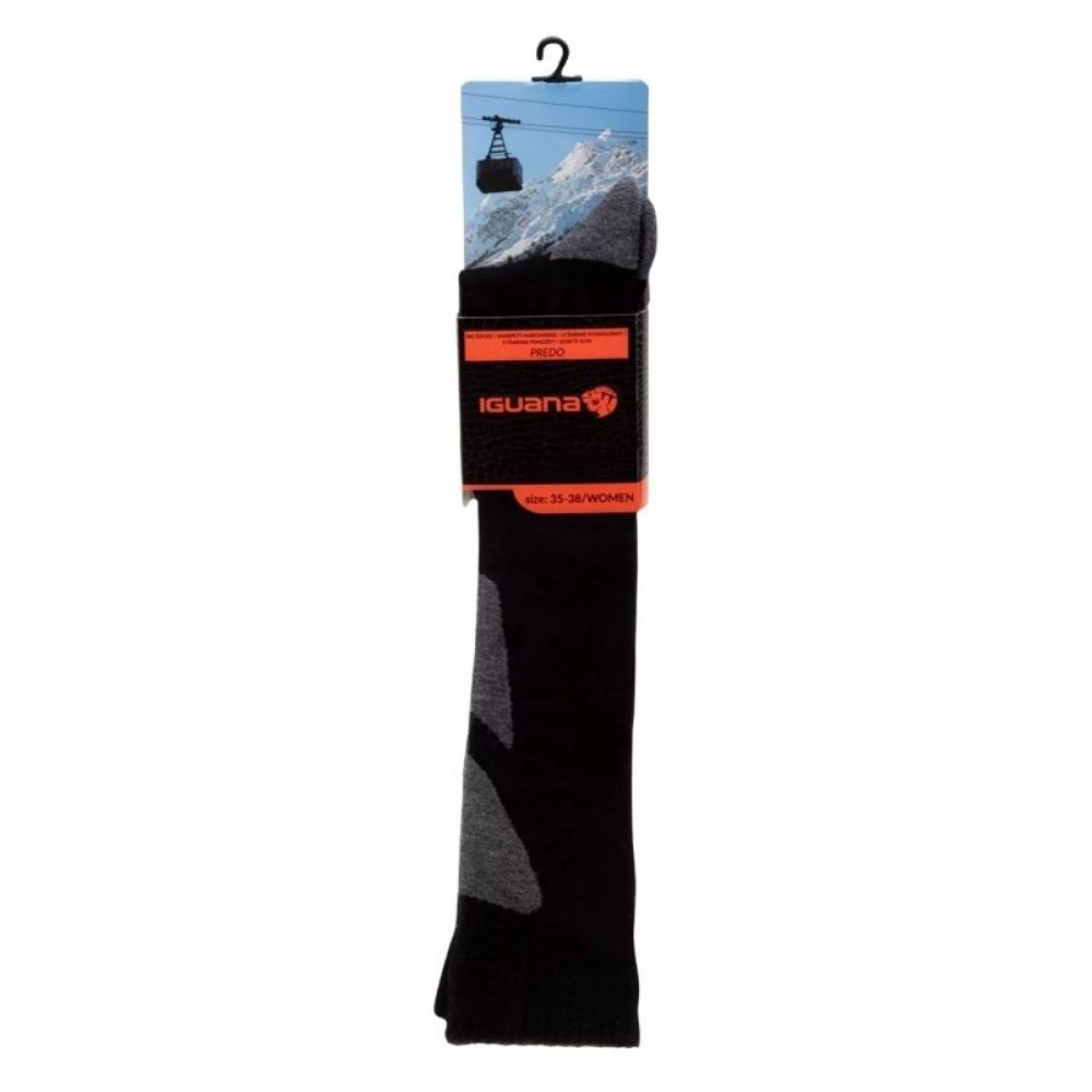 Гірськолижні шкарпетки IGUANA PREDO-BLACK/DARK GREY