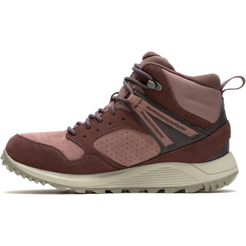 Жіночі черевики Merrell WILDWOOD MID LTR WP marron/burlwood