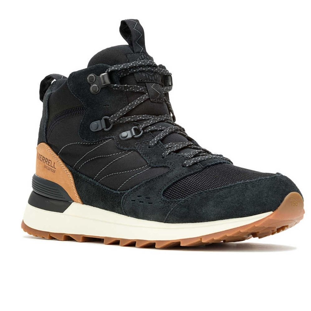 Чоловічі трекінгові черевики Merrell ALPINE 83 SNKR RECRAFT MID WP black