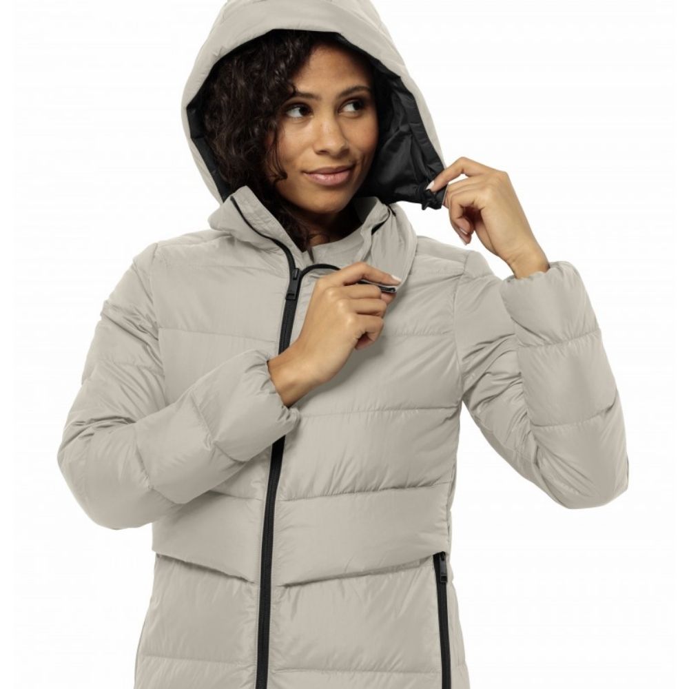 Жіноче пухове напівпальто Jack Wolfskin LENAUPLATZ COAT W 1207471_A0029