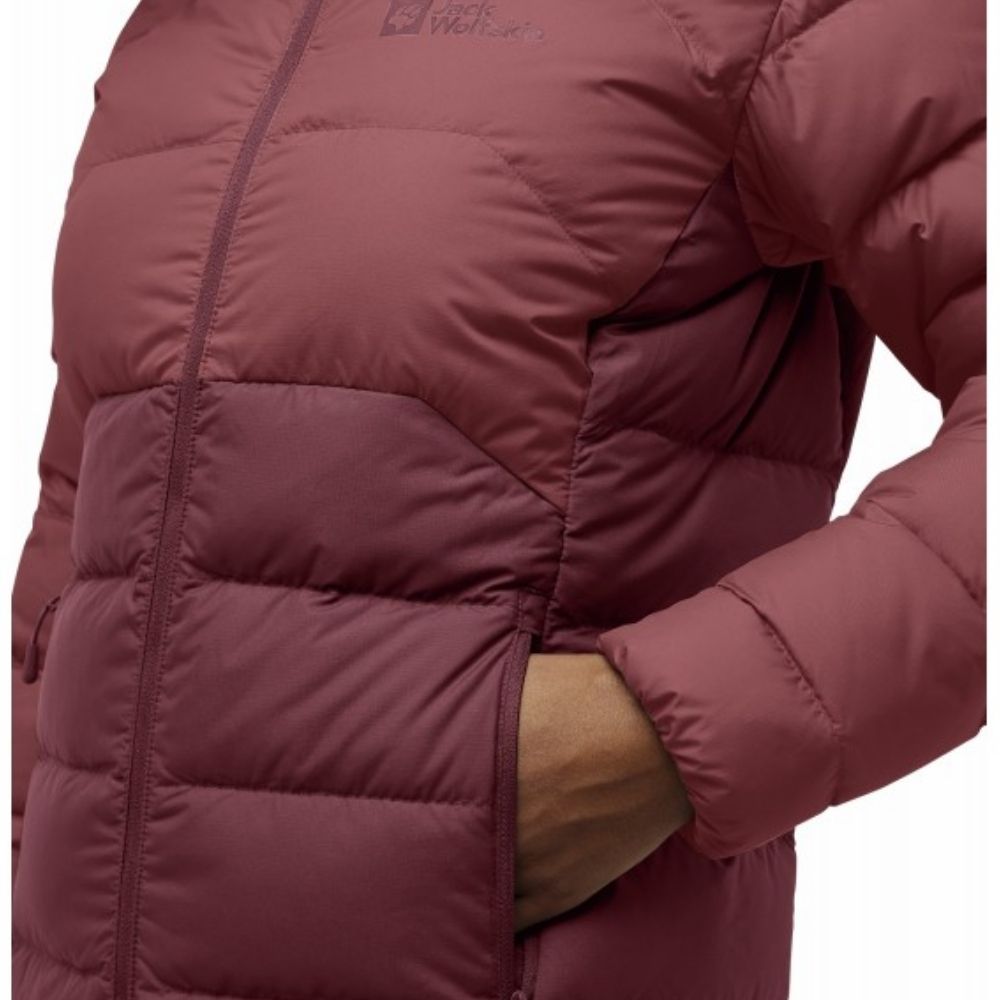 Жіноча прошита пухова куртка Jack Wolfskin ATHER DOWN HOODY W A60330_J0128