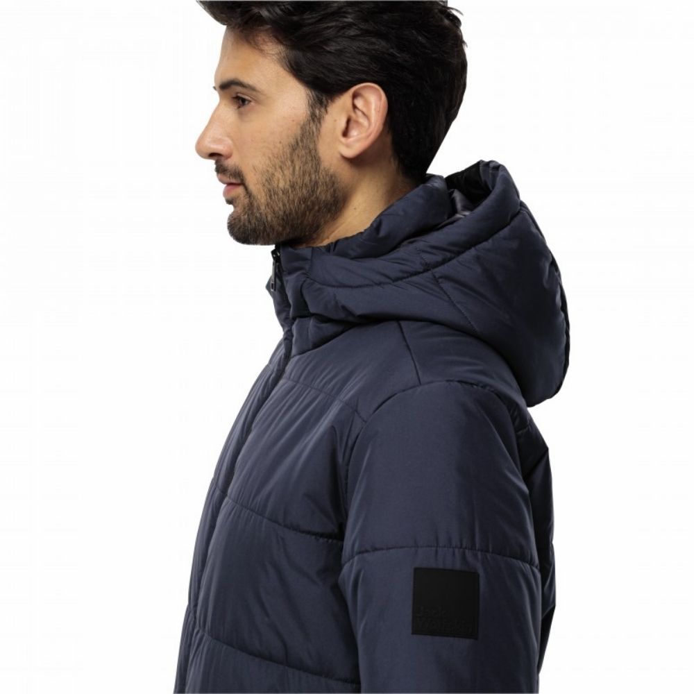 Чоловічий синтетичний пуховик Jack Wolfskin DEUTZER LONG JKT M 1207451_1010