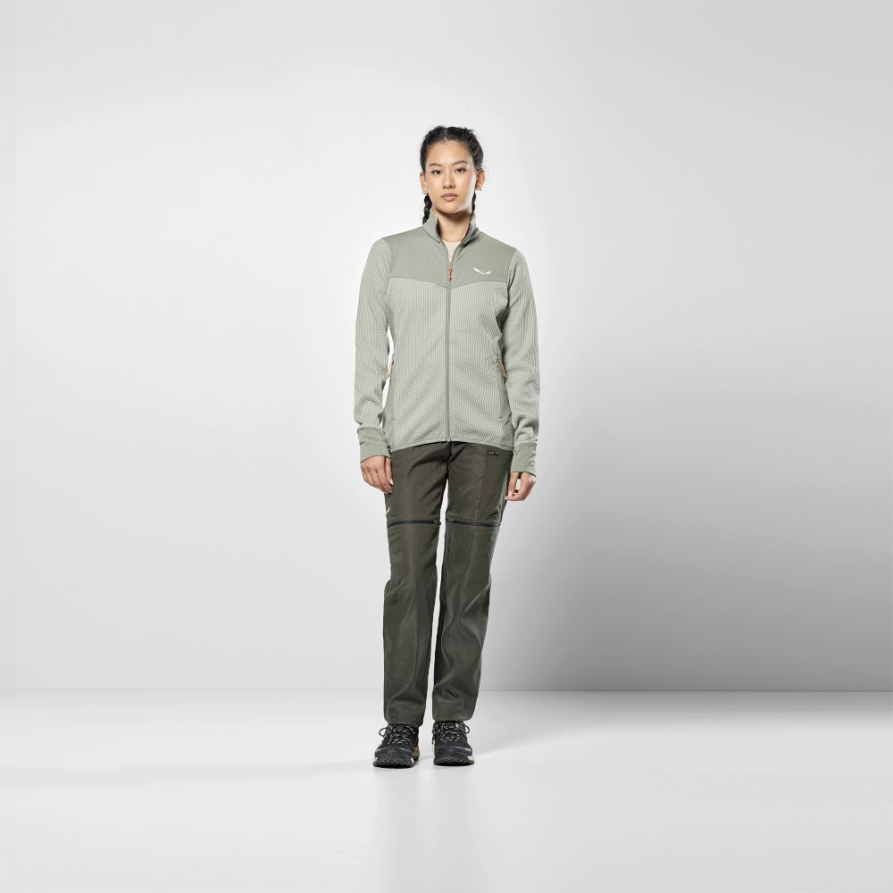 Жіночій фліс Salewa PUEZ WAFFLE HYB PL JACKET W 28860_5130
