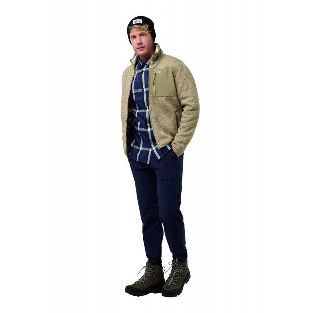 Чоловічій фліс Jack Wolfskin KAMINFEUER JKT M A60055_A0030