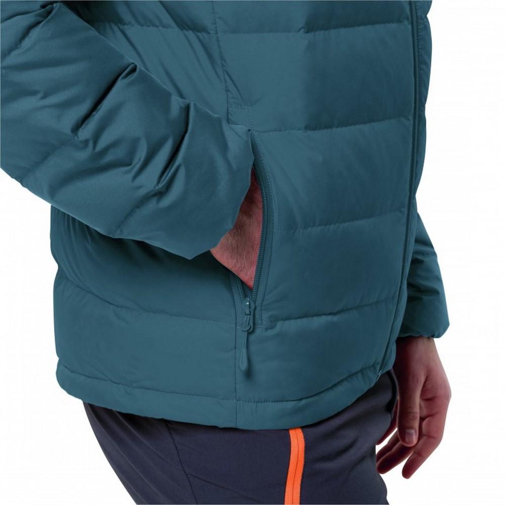Чоловіча куртка прошита пухова Jack Wolfskin ATHER DOWN HOODY M 1207671_C0412