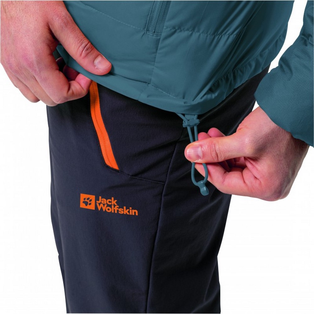 Чоловіча куртка прошита пухова Jack Wolfskin ATHER DOWN HOODY M 1207671_C0412