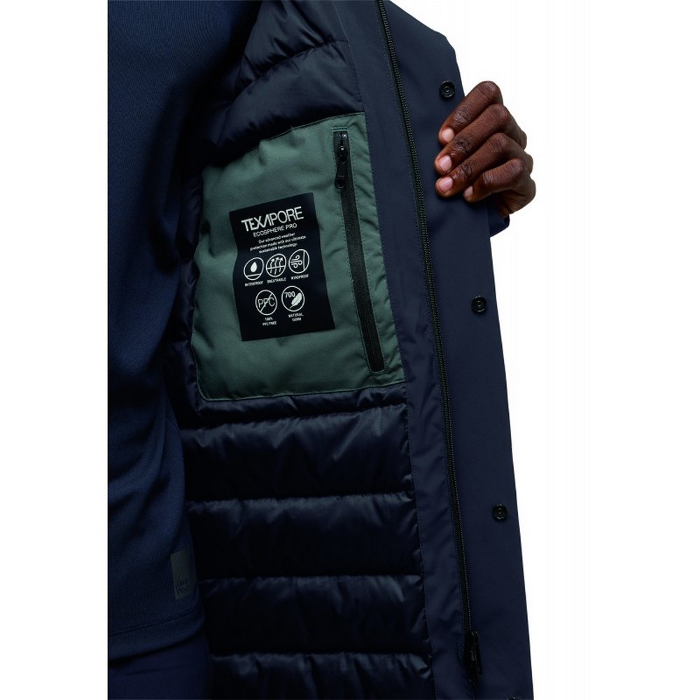 Чоловіче напівпальто пухове Jack Wolfskin BRANDENBURGER COAT M A60201_C0413