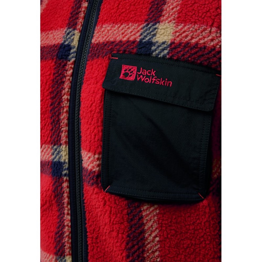 Чоловічий фліс Jack Wolfskin FELSLICHT CHECK JKT M A60058_J0126