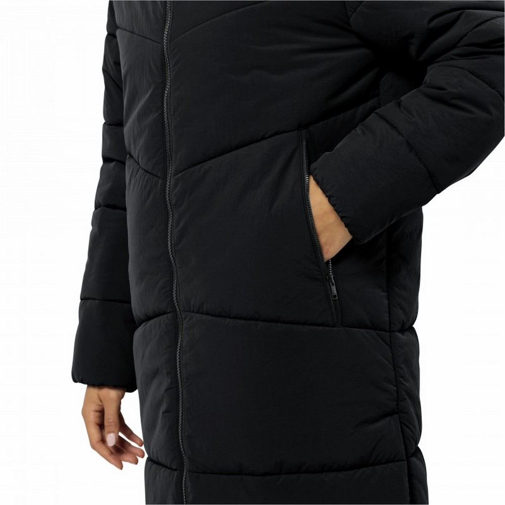 Жіноче напівпальто Jack Wolfskin KAROLINGER LONG COAT W 1207481_6350