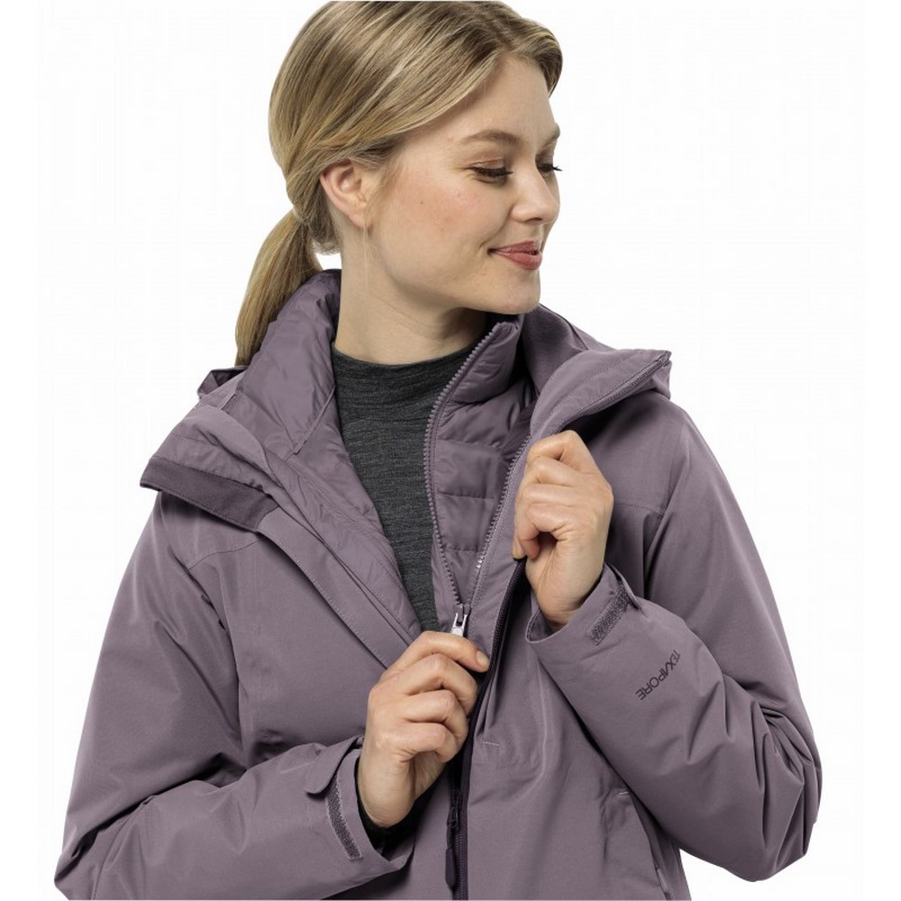 Жіноча куртка прошита пухова Jack Wolfskin PILVI DOWN JKT W 1207761_I0083